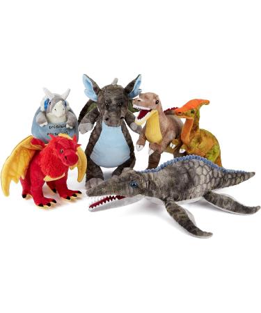 Zappi Co Safari Animals Plush Toy - Easter Egg T-Rex Dinosaur | 10cm Height | Soft Cuddly Stuffed Animal for Kids - Buy Online on SooperMarket.com