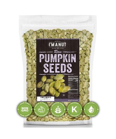 Raw Pumpkin Seeds (Papitas) 32 oz (2 lb) | No Preservatives | Non-GMO | NO PPO | 100% Natural | Resealable Bag | BULK Size | Healthy | Premium Grade