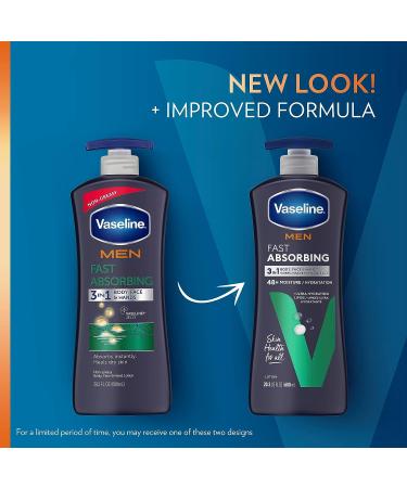 Vaseline Men Healing Moisture Body Lotion 20.3 oz - Fast Absorbing Formula - Buy Online on SooperMarket.com