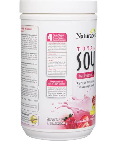 Naturade Total Soy Meal Replacement Strawberry Creme - 17.88 Oz - Buy Online on SooperMarket.com