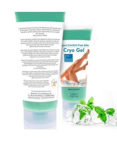 Bleumarine Bretania Cooling Gel for Heavy Legs | Instant Relief & Cold Effect | Essential Oils & Plant Extracts | 200 ml - Ideal for Athletes & Daily Use - Buy Online on SooperMarket.com