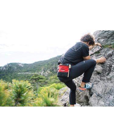 Shop Seven Mountains Boulder Accessories - Black & Red Chalk Bag Set with Bamboo Brush & Chalkball for Ultimate Climbing Safety - Buy Online on SooperMarket.com
