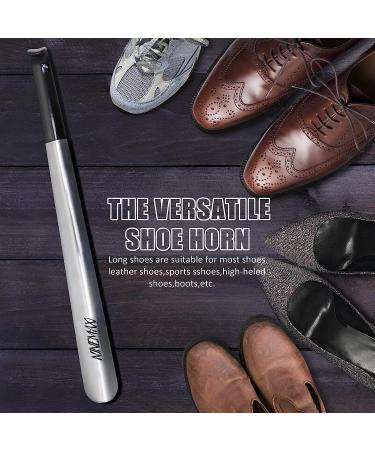 NINEMAX Long Handle Metal Shoe Horn 16.5 for Seniors, Men & Women (Pack of 2) - Buy Online on SooperMarket.com