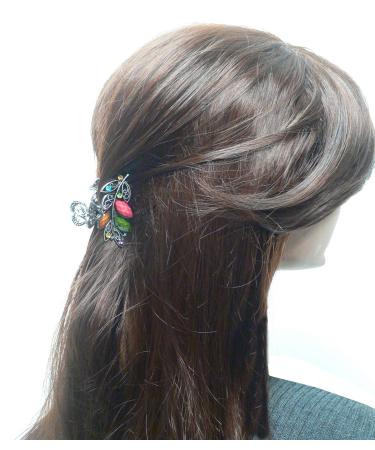 JCGY Set of 2 Small Metal Jaw Clips - Multi Color Off White Hair Claw Clips - Buy Online on SooperMarket.com