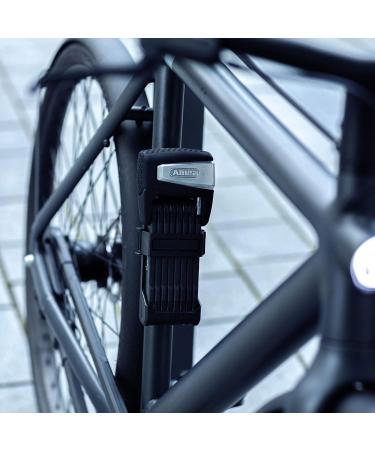 Buy ABUS Bordo One 6500A Folding Lock - Smart Bicycle Lock with Alarm & Keyless Smartphone Access - 110 cm Safety Level 15 Black - International Shipping Available - Buy Online on SooperMarket.com