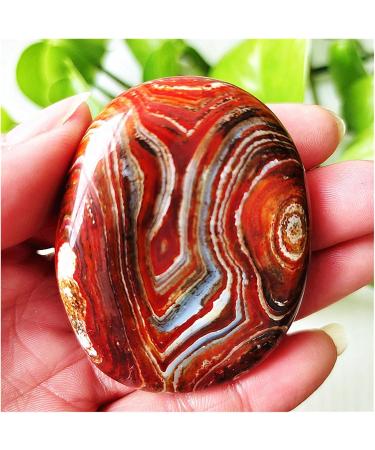 Natural Crystal Rough Natural Stone Sardonyx Agate Crystal Palm Play Spiritual Decor Home Decoration Crystals (Color : 50-60g) - Buy Online on SooperMarket.com