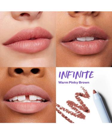 Kosas Hotliner Retractable Lip Liner Pencil - Hydrating Long-Lasting Creamy Texture with Brush & Sharpener - Infinite Warm Pinky Brown - Perfect for Plumping Lips - Buy Online on SooperMarket.com