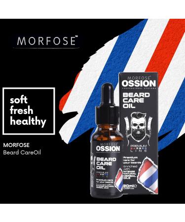 Morfose Ossion Premium Barber Line Beard Care Oil 20 ml - Nourishing Beard Oil for Men | International Shipping Available - Buy Online on SooperMarket.com