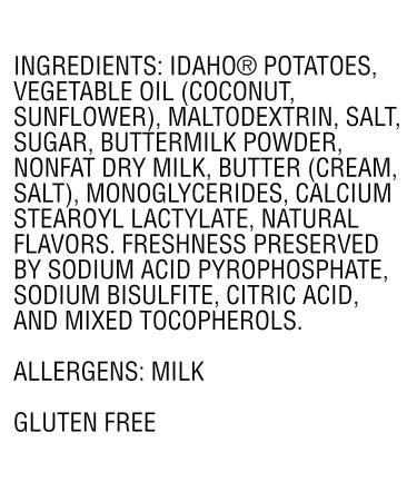 Idahoan Buttery Homestyle Mashed Potatoes 1.5 oz, Pack of 10 | Gluten-Free Real Idaho Potatoes - Buy Online on SooperMarket.com