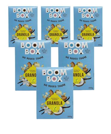 BOOM BOX Forest Fruits Coconut and Almond Oat Granola - 300g Nutrient-Rich Breakfast Delight