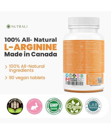 New 1000mg HIGH STRENGTH L Arginine Tablets - Pure Arginine Powder Powerful Nitric Oxide Supplement Boost Protein and Creatine Synthesis Stamina and Athletic Dominance Designed for Men requiring Peak Performance and Endurance Non-GMO Gluten-Free - 270 Veg - Buy Online on SooperMarket.com