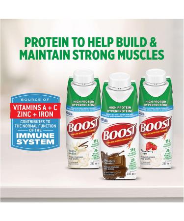 BOOST High Protein Meal Replacement Drink Chocolate 237 ml - Buy Online on SooperMarket.com
