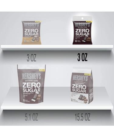 Hershey's Sugar Free Chocolate Candy 3 oz | Individually Wrapped | Pack of 12 - Buy Online on SooperMarket.com