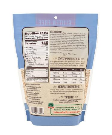 Bob's Red Mill Scottish Oatmeal - Gluten Free Whole Grain 20 oz (567 g) - Buy Online on SooperMarket.com