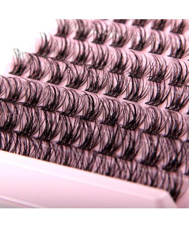 120Pcs DIY Natural Look Wispy Cluster Lash Extensions - 8-16MM D Curl Individual Lashes for Home Use - Reusable Individuals (Pretty) - Buy Online on SooperMarket.com