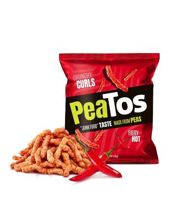 PeaTos Party Mix Crunchy Curls & Rings - Gluten-Free Pea Protein Puffs Snack Packs (15 count  1 oz each) - 4g Protein  3g Fiber - Buy Online on SooperMarket.com