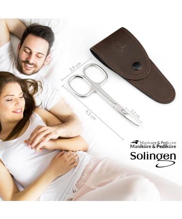 Marqus Nail Scissors from Solingen | Rounded Blade Baby & Children's Nail Scissors with Case - Precision Cutting - Buy Online on SooperMarket.com