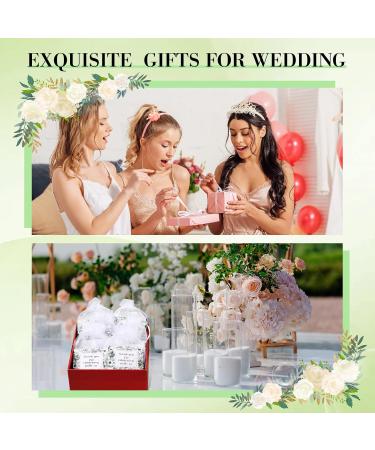 24 Set Bath Salts Bulk Eucalyptus Bubble Bath Spa Gift for Women | Relaxing Mineral Soak for Weddings Bridal Showers & Favors | Includes Thank You Cards & Organza Bags - Buy Online on SooperMarket.com