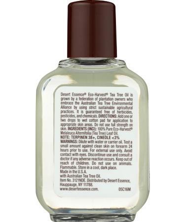 Desert Essence Tea Tree Oil - Eco Harvest for Natural Skin Care | International Shipping - Buy Online on SooperMarket.com