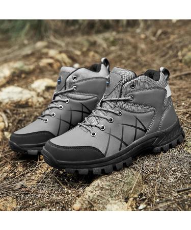 Rytejfes Men's White Sneakers - Sporty Waterproof Gym & Running Shoes | Comfortable Slip-Resistant Walking Sneakers for Women - Gray 45 EU - Buy Online on SooperMarket.com