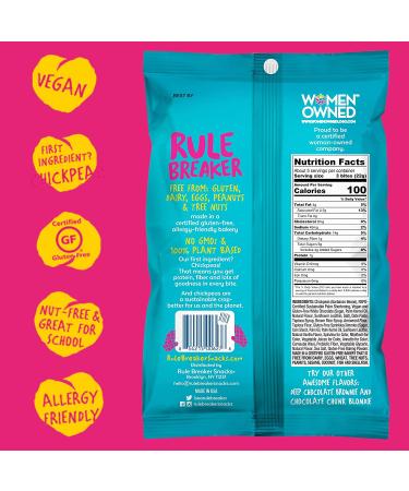 Rule Breaker Snacks Vegan Gluten Free Birthday Cake Blondie Cookie Bites 4 oz (Pack of 2) | Plant-Based, Dairy-Free, Nut-Free, Soy-Free, Allergen-Free, Kosher School Snacks for Kids and Adults - Buy Online on SooperMarket.com
