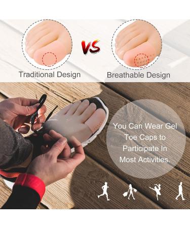 16 Pack Toe Protection Caps - Gel Caps for Missing Toenails Ideal for Walking & Running - Protect Your Toes Today! - Buy Online on SooperMarket.com