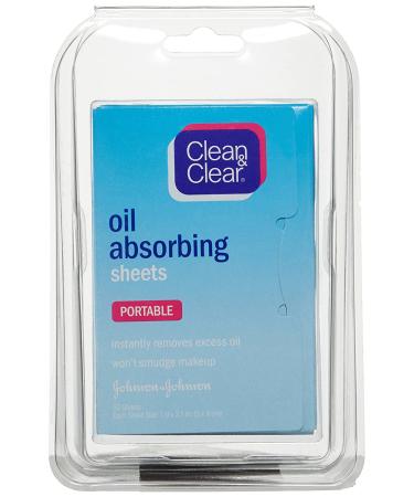Clean & Clear Oil Absorbing Sheets - 50 Count (Pack of 6) | Oil Control for Fresh, Matte Skin - Buy Online on SooperMarket.com