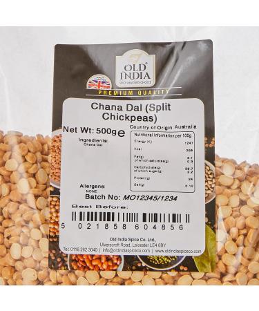 Old India Chana Dal 500g - Premium Split Chickpeas for Delicious Recipes - Buy Online on SooperMarket.com