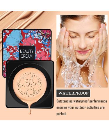Lovelycat Mushroom Head Air Cushion BB Cream Even Skin Tone Makeup Base PrimerConcealer Lasting Nude Makeup Moisturizing Brightening Pigment CC Liquid Foundation (C-natural) - Buy Online on SooperMarket.com