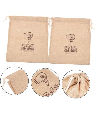 BELLIFFY 2pcs Hair Dryer Carrying Bags Hair Dryer Pouch Suitcase Organizer Drawstring Storage Bag Cloth - Buy Online on SooperMarket.com