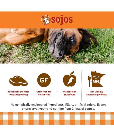 Sojos Mix-A-Meal Pre-Mix Natural Dehydrated Dog Food 8lb Grain-Free Formula (1 Pack) - Buy Online on SooperMarket.com