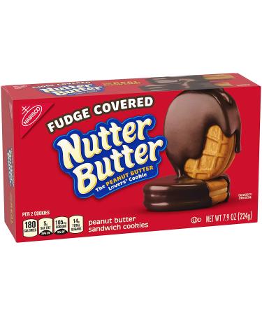 Nutter Butter Fudge Covered Peanut Butter Sandwich Cookies 7.9 oz - Delicious Treat for Peanut Butter Lovers - Buy Online on SooperMarket.com