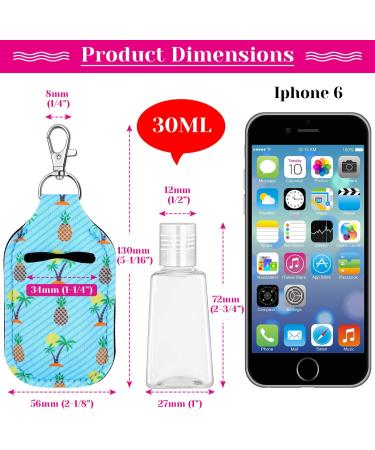 Shynek Hand Sanitizer Holders Set - 40pcs Empty Travel Bottles with Keychain Carriers - Buy Online on SooperMarket.com