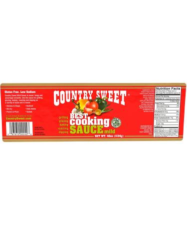 Country Sweet Sauce - Mild 40oz Premium Cooking and Finishing Sauce - Buy Online on SooperMarket.com