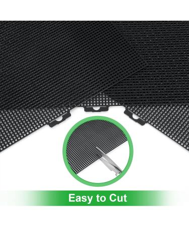 30 Pack 7 Count Black Plastic Mesh Canvas Sheets for Embroidery & Crafting - Buy Online on SooperMarket.com
