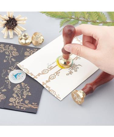 CRASPIRE Moon Sun Nebula Wax Seal Stamp Head - 25mm Brass Stamp Head for Wedding Invitations & Crafts - Buy Online on SooperMarket.com