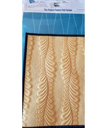 Modern Waves Full Line Stencil - Nylon Mesh Template for Quilting - Free Motion & Long-Arm Quilting Tool (31006) - Buy Online on SooperMarket.com