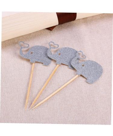 Warmhm 3pcs Cocktail Picks Elephant Cupcake Picks Topper Heart Glitter Picks Food Elephant Cupcake Toppers Gold Glitter Toppers Paper Cups Stick Fruit Topper Heart Wedding Earth Tones Rod - Buy Online on SooperMarket.com