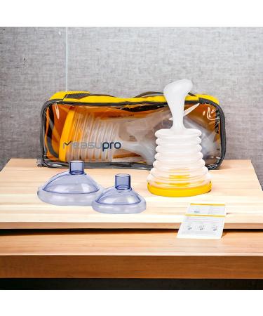 MeasuPro Portable Choking Rescue Device for Children & Adults - Quick First Aid Kit with Airway Suction and Carry Bag Ensuring Safety - Buy Online on SooperMarket.com