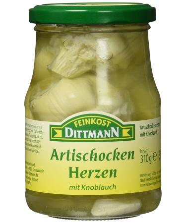 Feinkost Dittmann Artichoke Hearts with Garlic Glass (1 x 330 g)