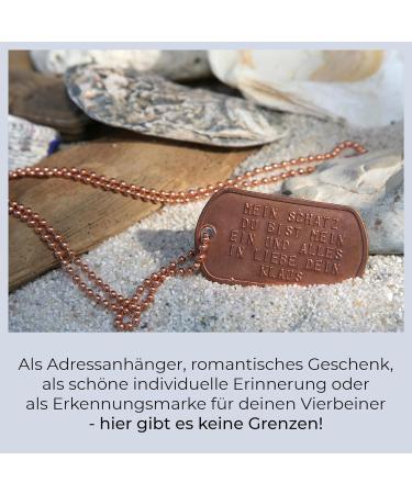 Personalized Dog ID Tags | Embossed Chains & Silencers Set | Custom Designs Available | Military Quality Rambo Equipment - Buy Online on SooperMarket.com