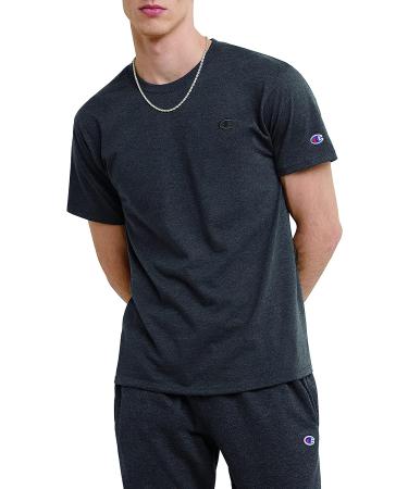Champion Classic Unisex Cotton T-Shirt for Men & Women - Granite Heather (Reg. or Big & Tall) - Buy Online on SooperMarket.com