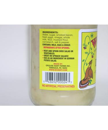 Wos-Wit Bacon Dressing - Delicious Bacon Flavored Dressing for Salads and More - Buy Online on SooperMarket.com