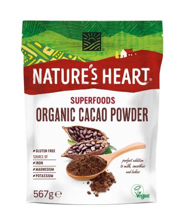 Terrafertil Nature's Heart Organic Cacao Powder Chocolate 567 Gram