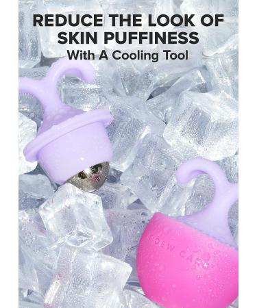 I DEW CARE Rolling With It | Cooling Depuffing Facial Roller with Cap - Mother's Day Gift | Reusable Hygienic Cooling Stick Skincare Tool - Ice Roller Travel Size | FSC Packaging - Buy Online on SooperMarket.com