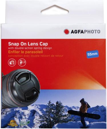 AGFA 55mm Snap On Lens Cap with Double-Action Spring Design - APCAP55 - Buy Online on SooperMarket.com