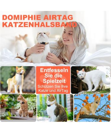 Waterproof Airtag Cat Collar - Reflective Gray XS (18-23cm) with Safety Lock & Elastic for Kittens & Small Dogs - Buy Online on SooperMarket.com
