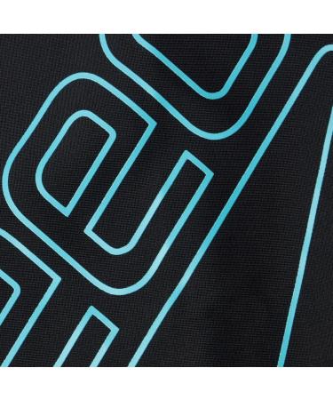 Speedo Boys Boom Logo Swim Shorts | 11-12 Years | Black/Light Adriatic - International Shipping Available - Buy Online on SooperMarket.com
