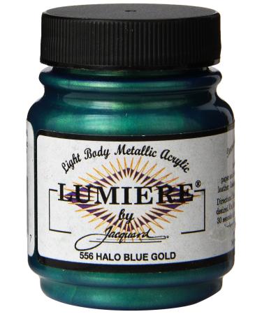 Jacquard Products Lumiere Acrylic  2.25 Ounce (Pack of 1)  Blue Gold  2 Fl Oz