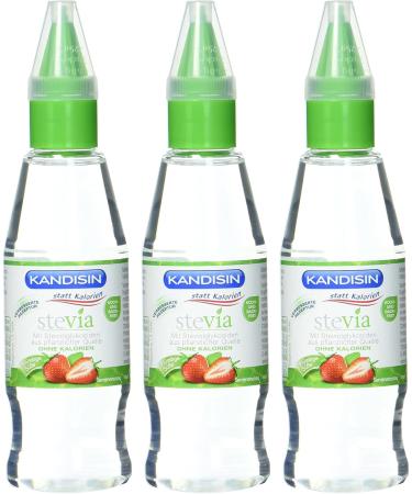 Kandisin Stevia Liquid 125 ml - Pack of 3 | Natural Sugar Alternative | International Shipping - Buy Online on SooperMarket.com
